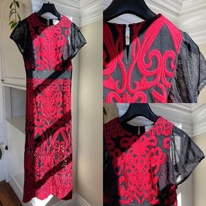 Anthropologie + Foxiedox Crochet Midi Dress